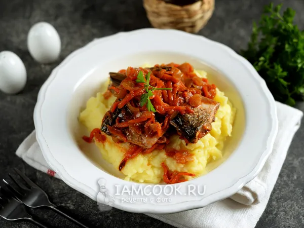 Фото блюда: Пеленгас кусочками в духовке