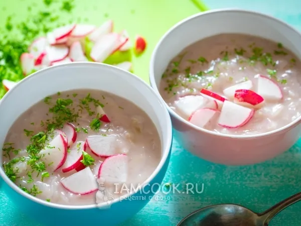 Фото блюда: Суп с редиской