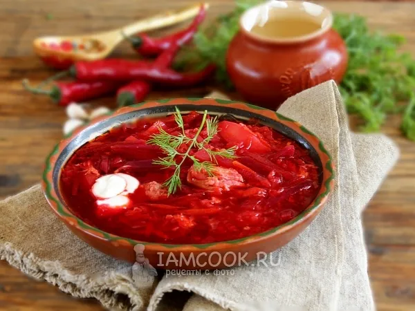 Фото блюда: Борщ с тушенкой