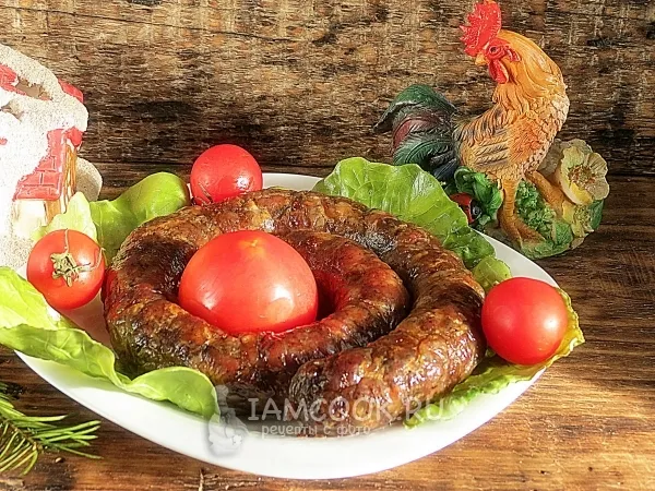 Фото блюда: Колбаски свиные деревенские