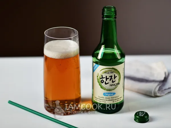 Фото блюда: Коктейль с соджу и пивом