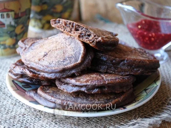 Фото блюда: Шоколадные оладьи