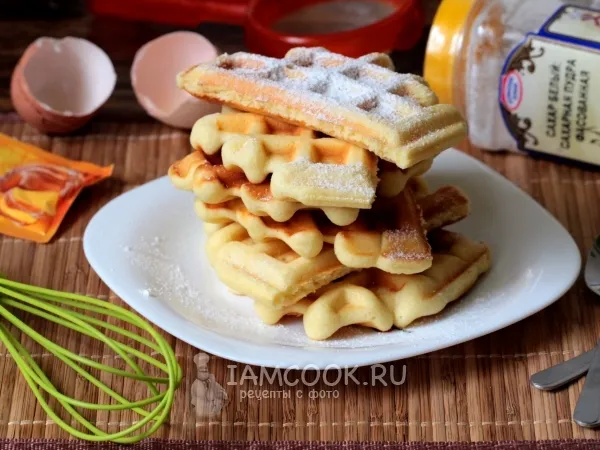 Фото блюда: Тесто для вафель