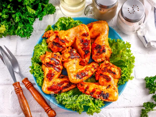 Фото блюда: Крылышки на электрогриле