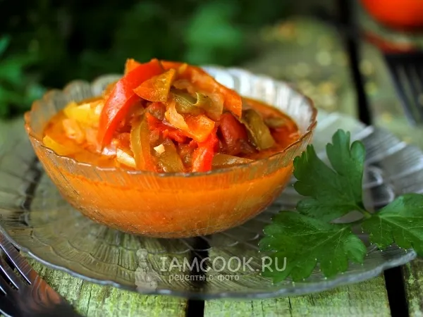 Фото блюда: Лечо из перца и помидоров