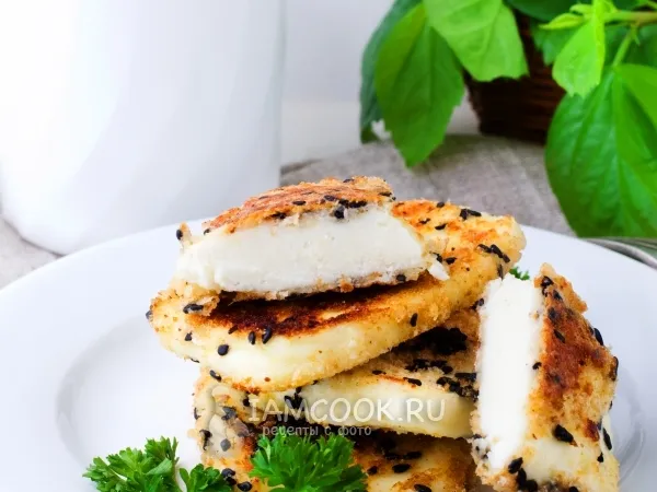 Фото блюда: Жареный сыр