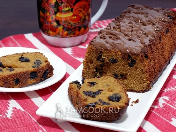 Фото блюда: Карамельный кекс на кукурузной муке