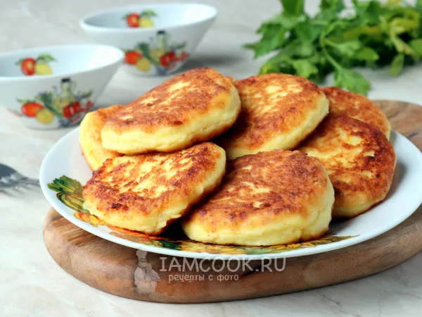 Фото блюда: Сырники с картошкой и творогом