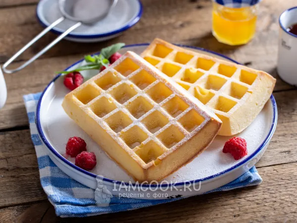 Фото блюда: Бельгийские вафли в духовке