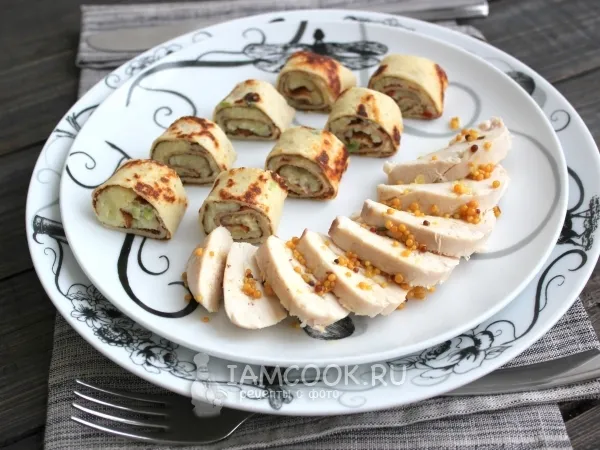 Фото блюда: Курица с апельсинами в духовке