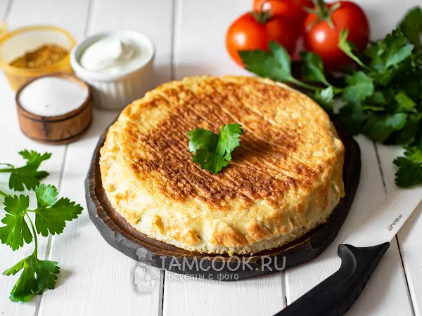 Фото блюда: Картофельная запеканка в мультиварке Редмонд