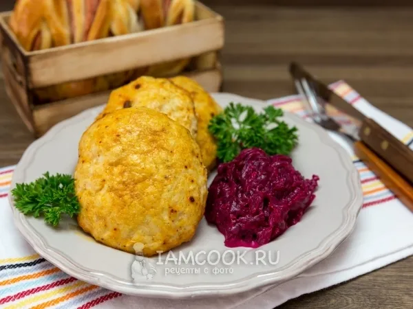 Фото блюда: Котлеты из индейки со сметаной и паприкой