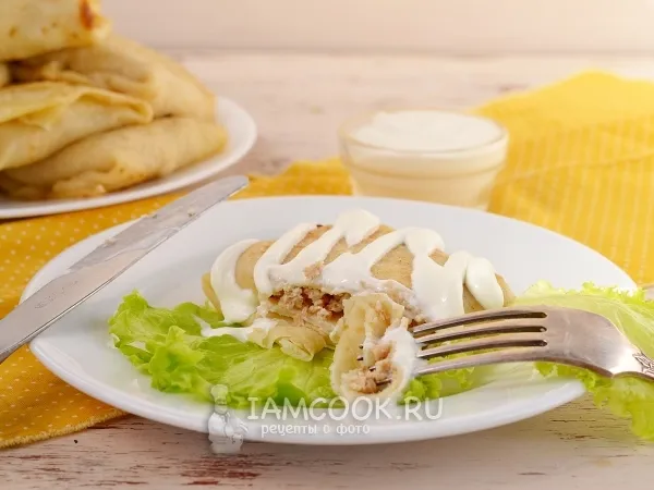 Фото блюда: Налистники с мясом