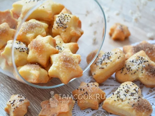 Фото блюда: Творожное печенье «Минутка» с повидлом