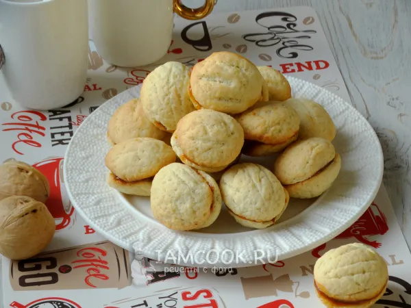 Фото блюда: Орешки со сгущенкой без орешницы