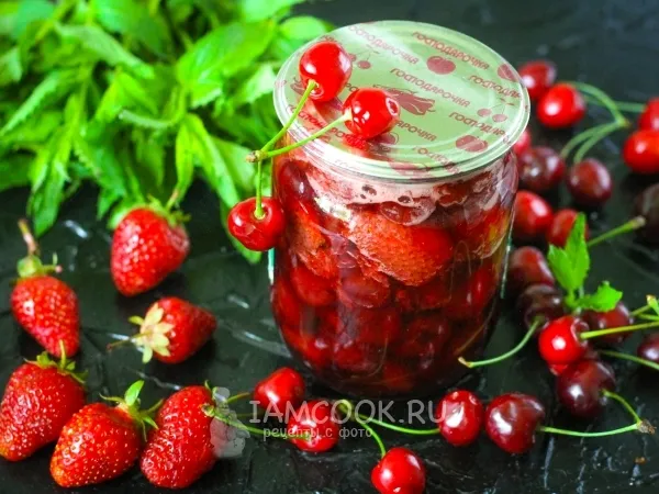 Фото блюда: Варенье из клубники и черешни