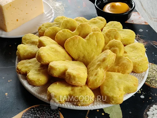 Фото блюда: Сырные сердечки (печенье)