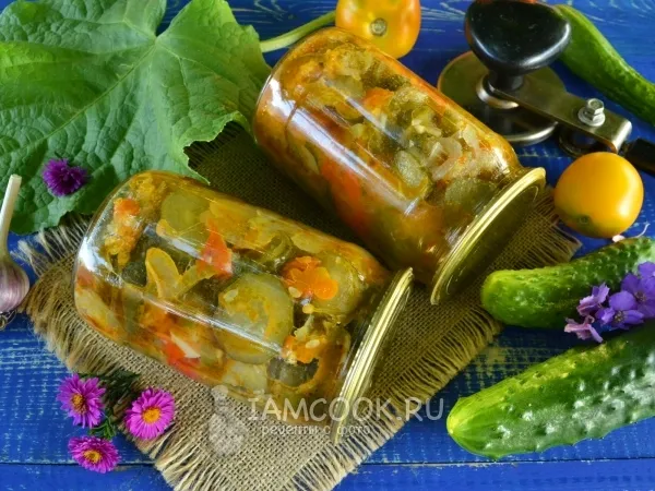 Фото блюда: Жареные огурцы на зиму