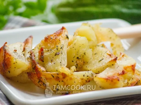 Фото блюда: Картофель, запеченный с нори