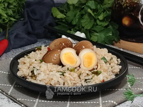Фото блюда: Маринованные перепелиные яйца по-корейски