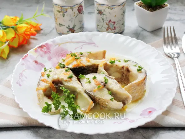 Фото блюда: Пеленгас в сметане (тушеный)