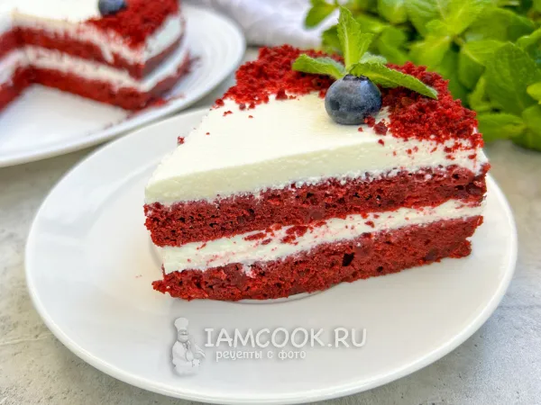Фото блюда: ПП-торт «Красный бархат»