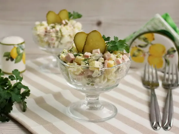 Фото блюда: Салат «Оливье» без моркови