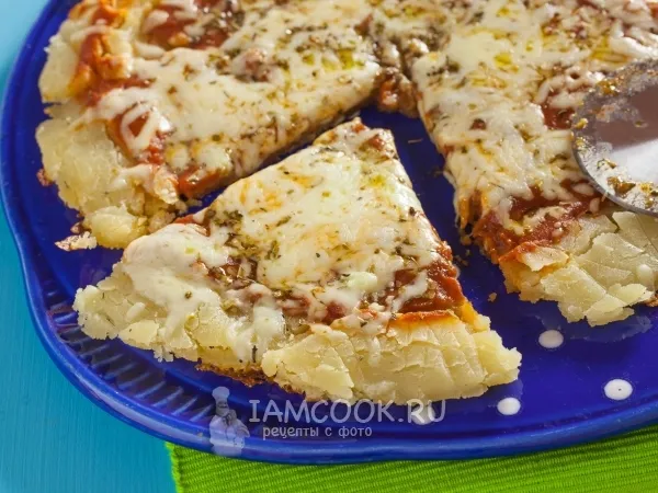 Фото блюда: Пицца на сковороде без муки