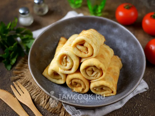 Фото блюда: Начинка для блинов с рубленой селедкой и яйцом