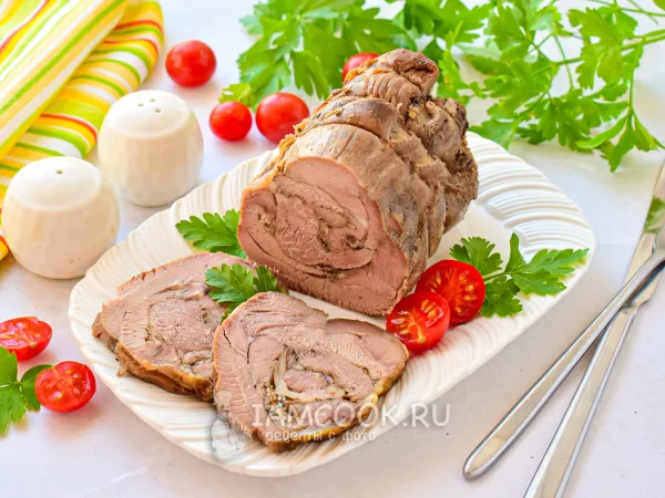 Фото блюда: Буженина из филе бедра индейки в духовке