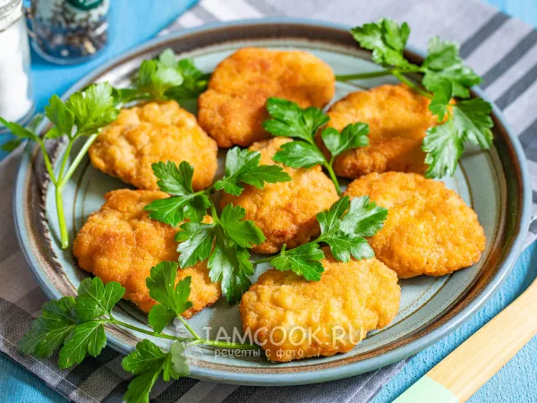Фото блюда: Котлеты в панировке на сковороде