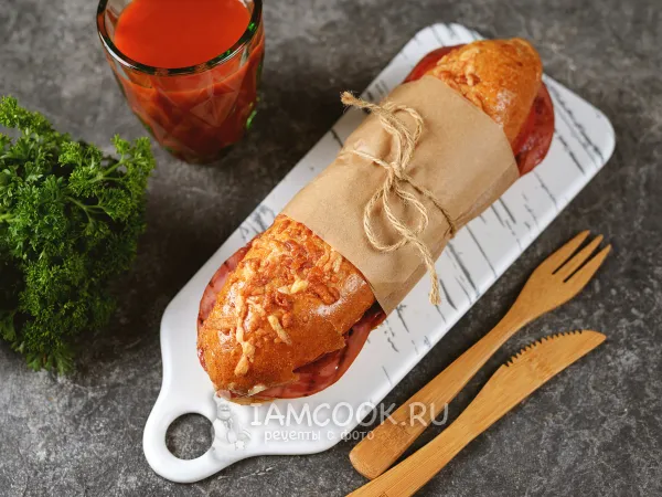 Фото блюда: Кумру (турецкий бутерброд)