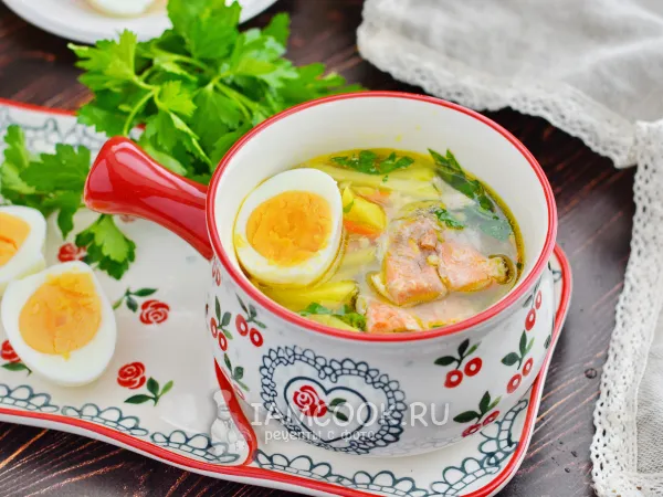 Фото блюда: Уха из радужной форели