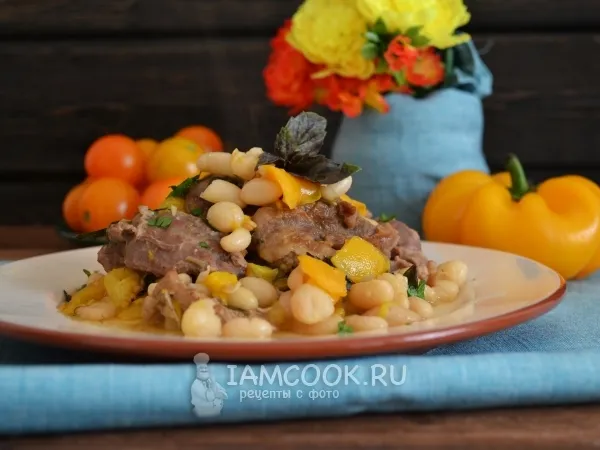 Фото блюда: Баранина с фасолью