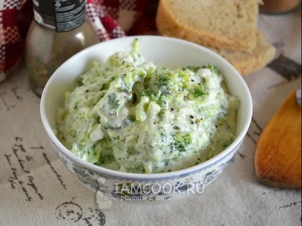 Фото блюда: Брокколи в сливочном соусе