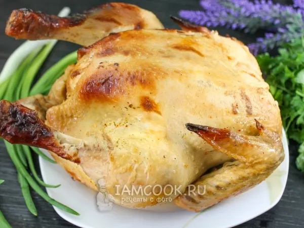 Фото блюда: Курица, запеченная в соевом соусе в рукаве