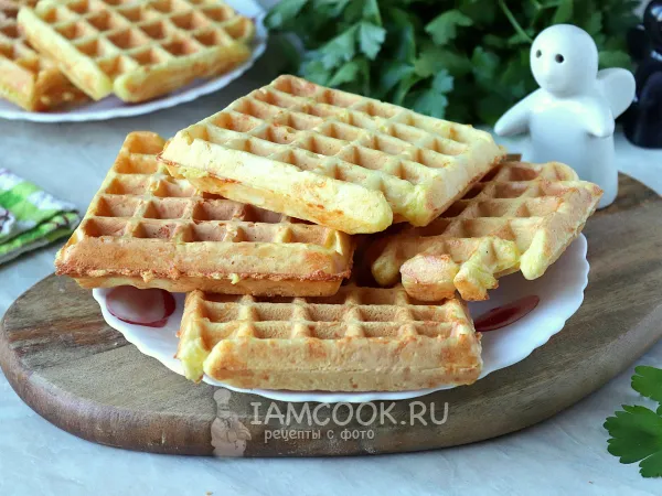 Фото блюда: Сырные вафли