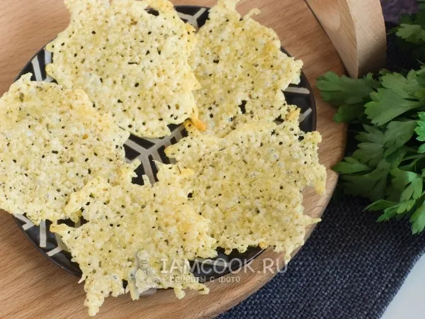 Фото блюда: Сырные чипсы