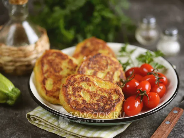 Фото блюда: Котлеты из тыквы и кабачков