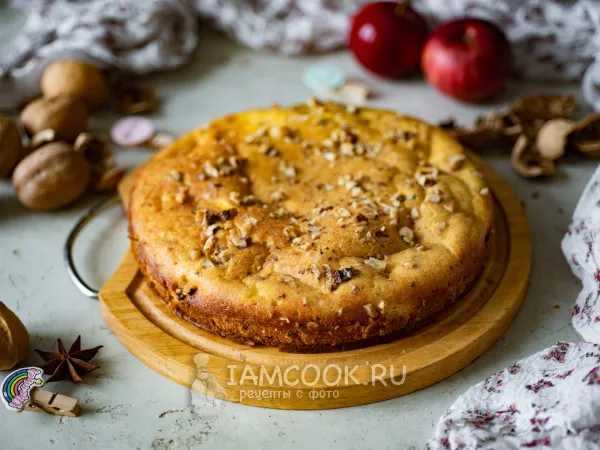 Фото блюда: Тыквенный бисквитный пирог