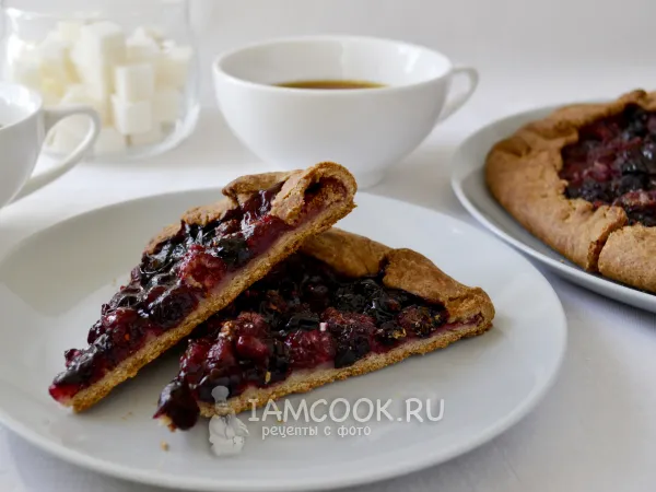 Фото блюда: Пирог с малиной и смородиной