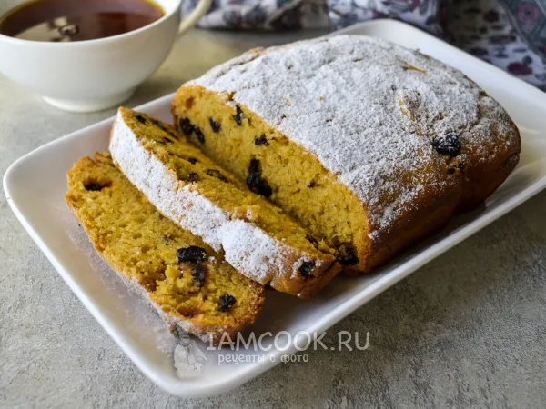 Фото блюда: Постный кекс в хлебопечке