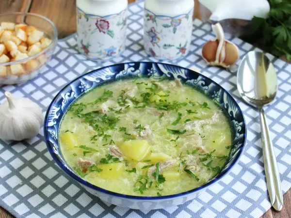Фото блюда: Чесночный суп