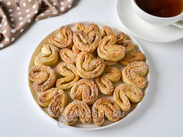 Фото блюда: Творожное печенье «Сердечки»