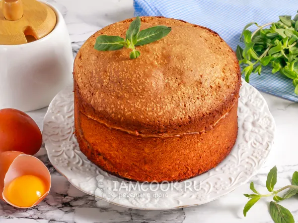 Фото блюда: Бисквит на желтках