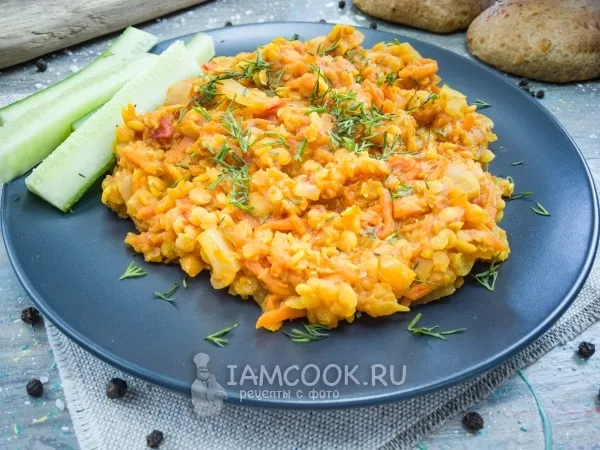 Фото блюда: Гарнир из красной чечевицы