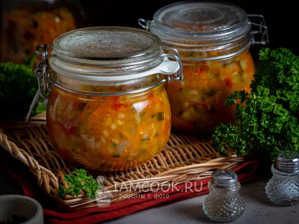 Фото блюда: Рассольник с помидорами и перловкой на зиму