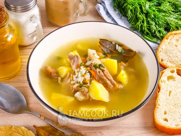 Фото блюда: Суп из бараньих ребрышек