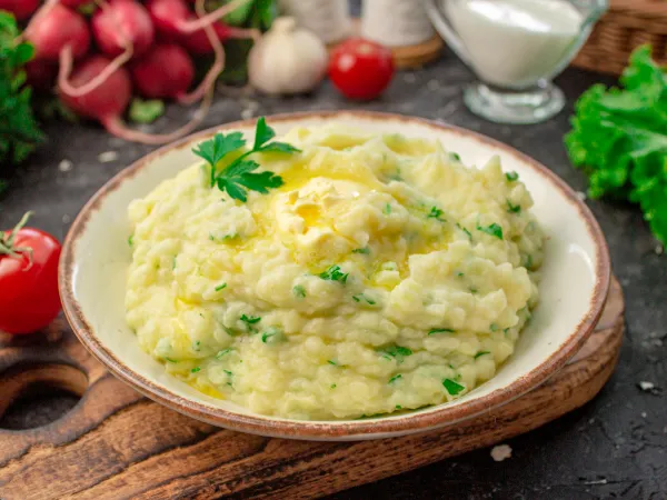 Фото блюда: Картофельное пюре с зеленью