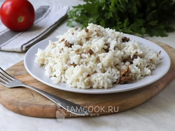 Фото блюда: Рис с тушенкой